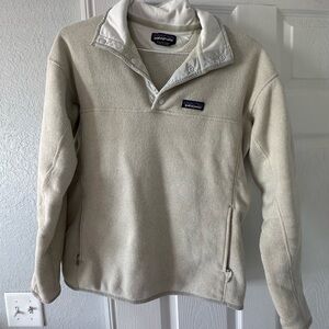 Patagonia Off-White Fleece Jacket